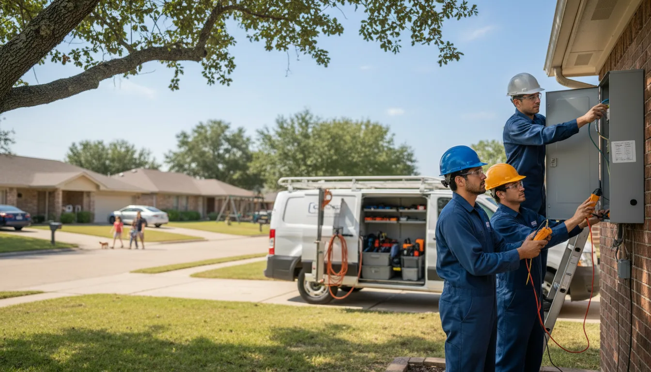 Certified electrician providing emergency electrical services in Long Point, IL